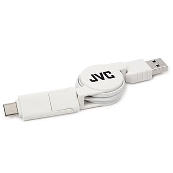 USB Port Retractable Charging Cord