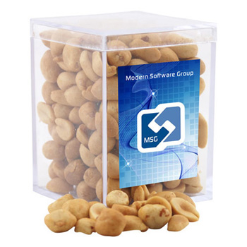 Acrylic Box with Peanuts