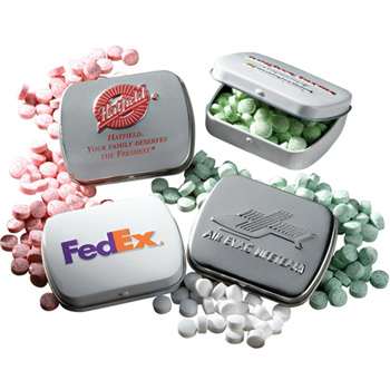Embossed Mini Mint Tin with Mints