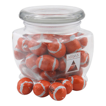 Jar with Chocolate Footballs