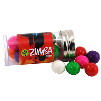 Tube with Gumballs