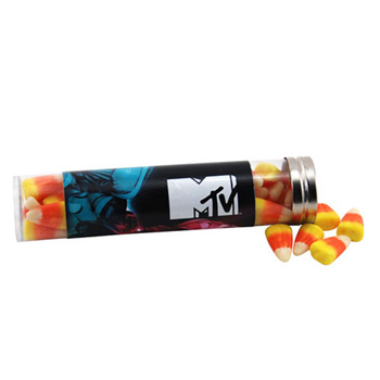 Tube with Candy Corn